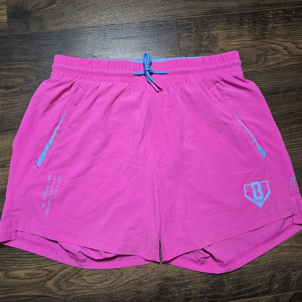 Baseball Lifestyle Shorts Pro Series V2 Liner-less  - NWT Cotton Candy Pink M